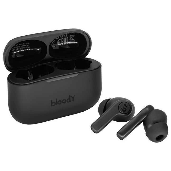 A4TECH Casque sans fil, Bluetooth 5.0, BLOODY TWS M30 Noir