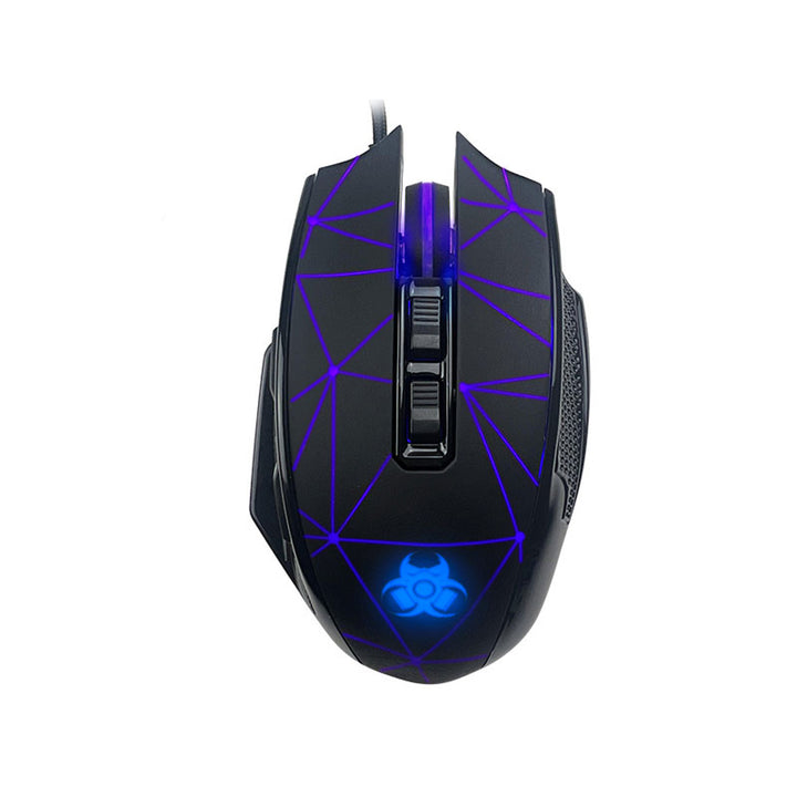 Souris de jeu Tracer, rétroéclairée RVB, 7200 DPI, Espace