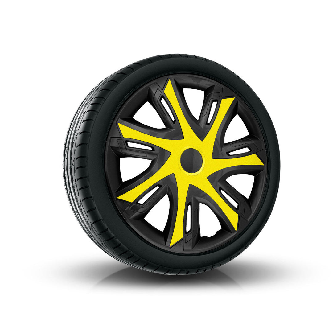 NRM N-Power enjoliveur universel 15'' bicolore noir/jaune 1 pièce