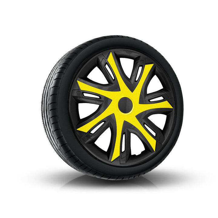 NRM N-Power enjoliveur universel 15'' bicolore noir/jaune 1 pièce