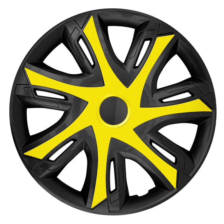 NRM N-Power enjoliveur universel 15'' bicolore noir/jaune 1 pièce