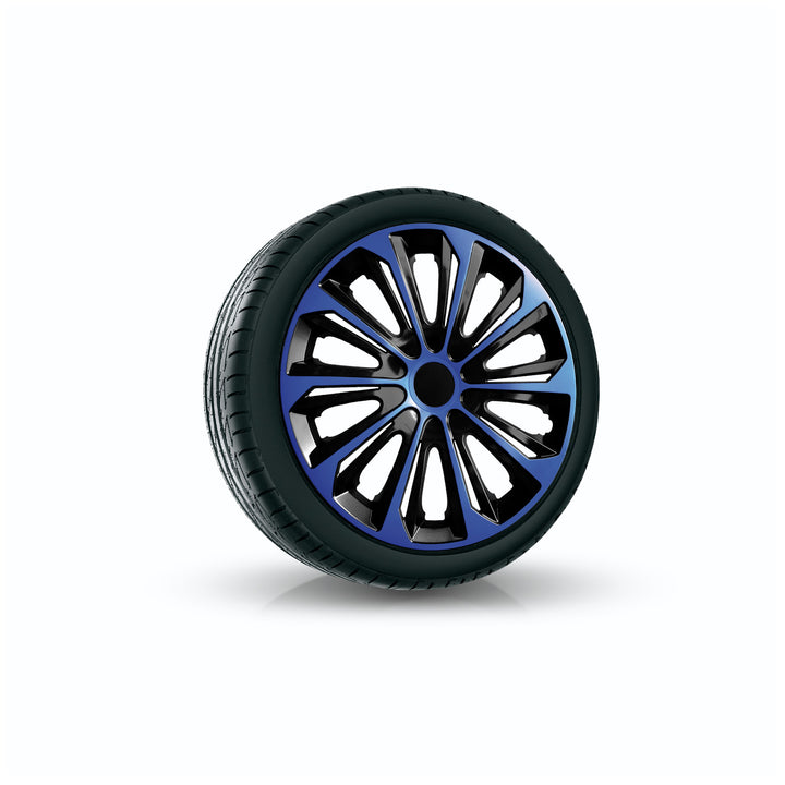 Enjoliveur universel 16'' NRM Strong Duo bleu/noir 1 pièce