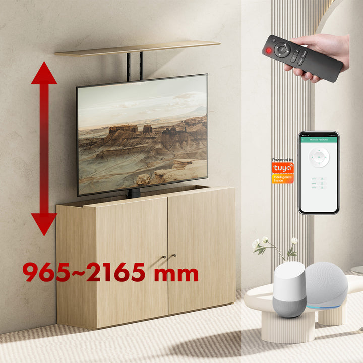 Poignée électrique pour plafond et sol, tirette Maclean, 43''-88'', VESA 600x400, max 60kg, 100-240V AC,50/60Hz
