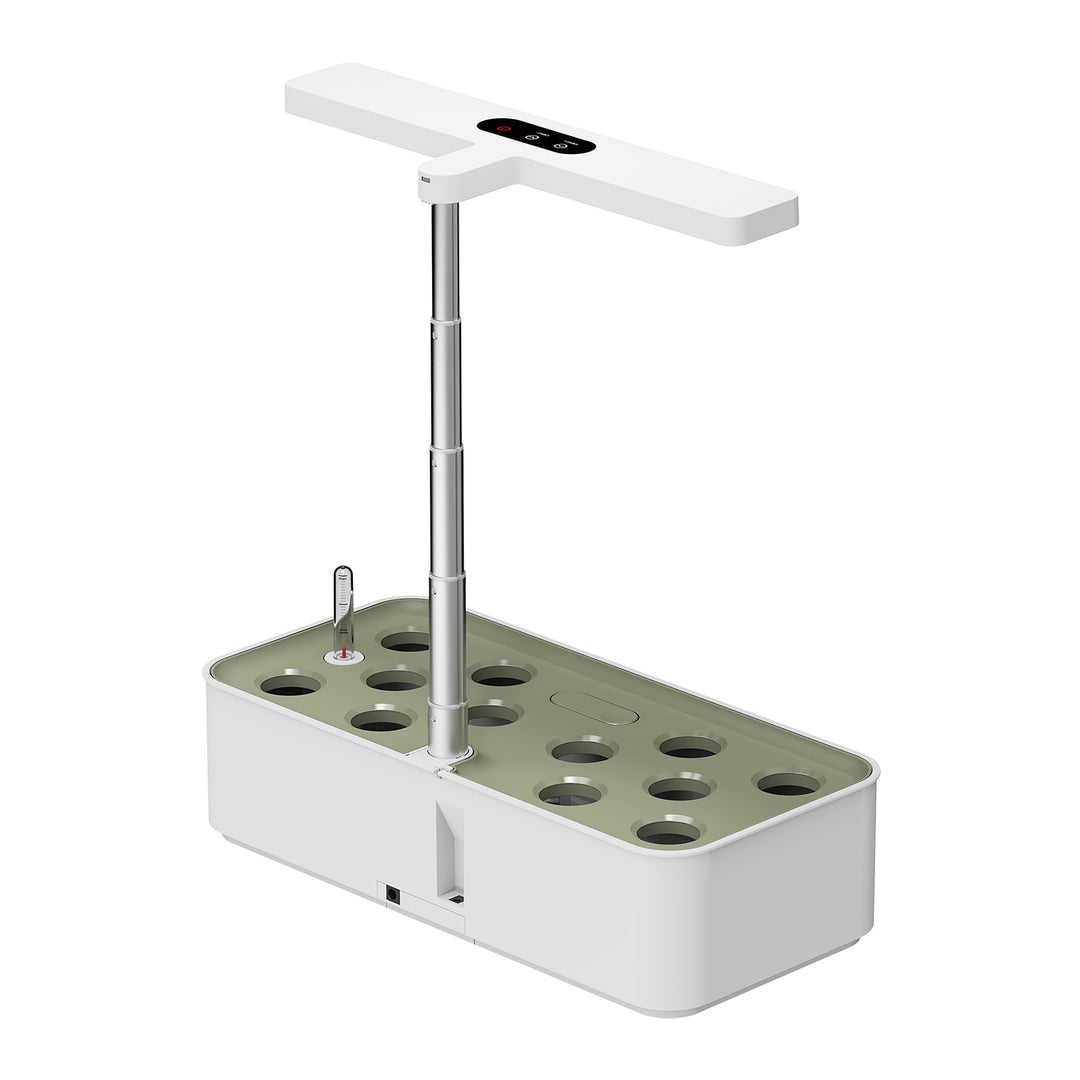 GreenBlue Smart Indoor Plant Growing System, SMART Pot, 4L Inhoud, voor 12 Planten, Full Spectrum LED, GB133