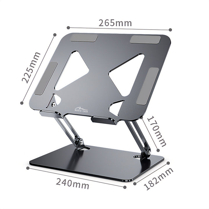 Support réglable et ergonomique pour ordinateur portable 10-17 pouces STAND LAPTOP Media-Tech MT2661