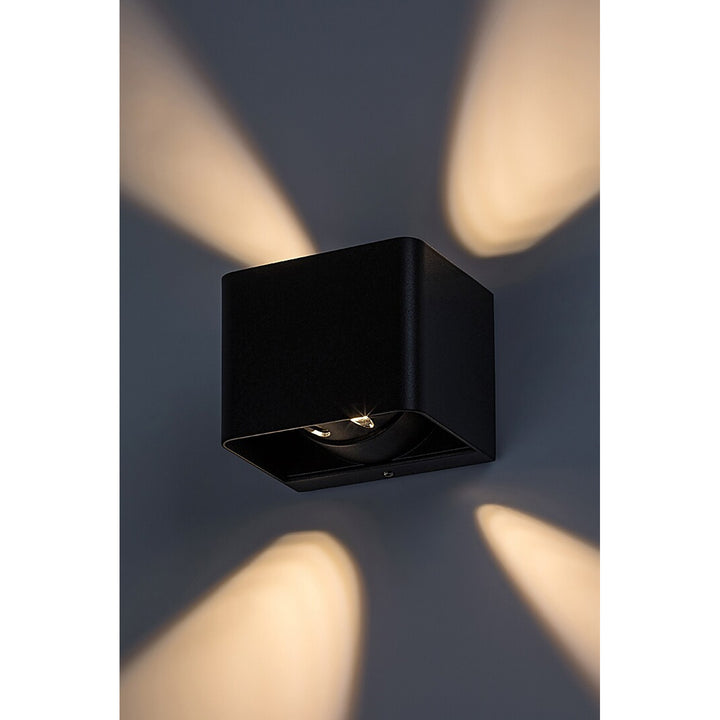 Rabalux Hallstatt 10W lampe murale d'extérieur IP54 anthracite