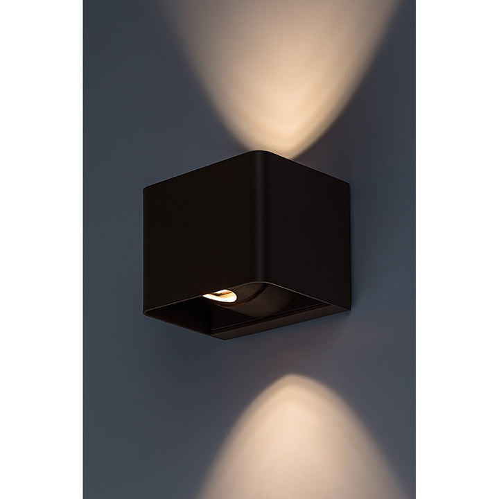 Rabalux Hallstatt 10W lampe murale d'extérieur IP54 marron