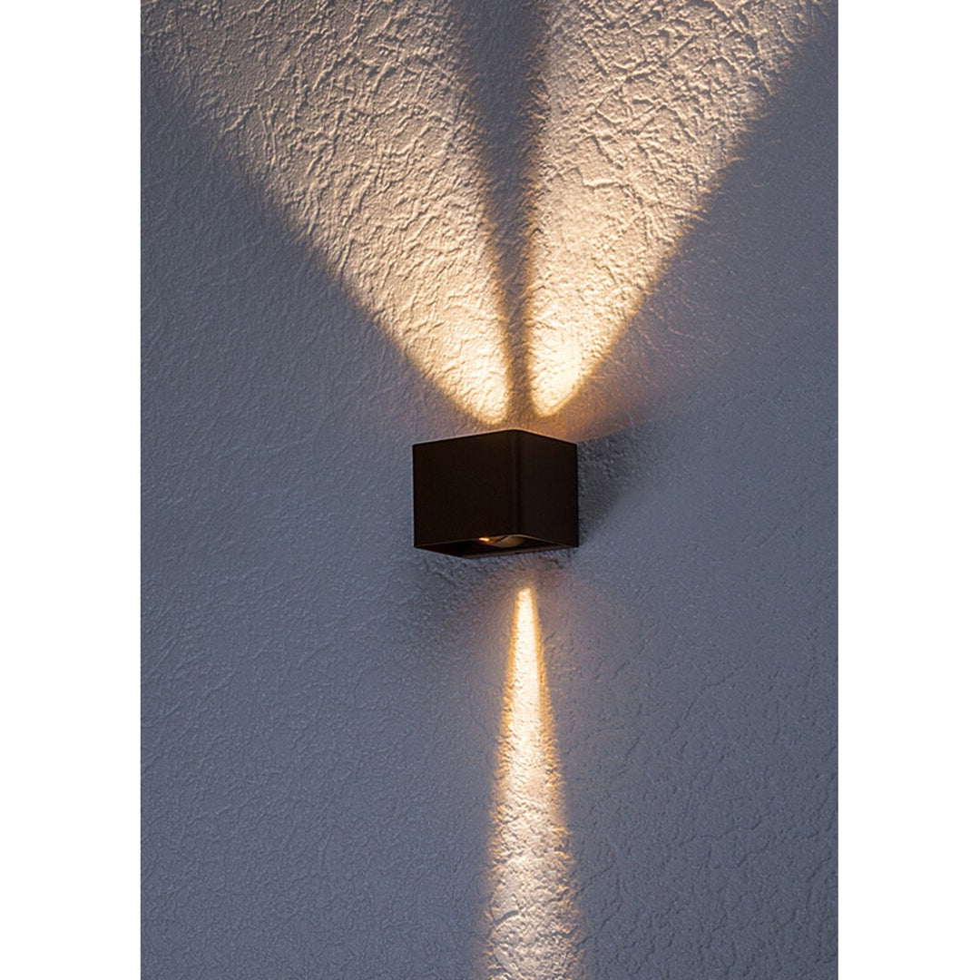 Rabalux Hallstatt 10W lampe murale d'extérieur IP54 marron
