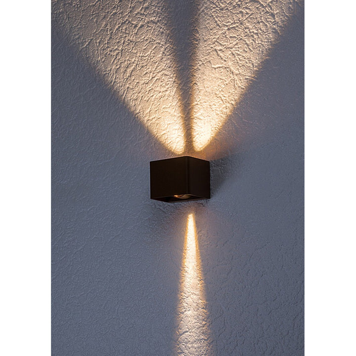 Rabalux Hallstatt 10W lampe murale d'extérieur IP54 marron