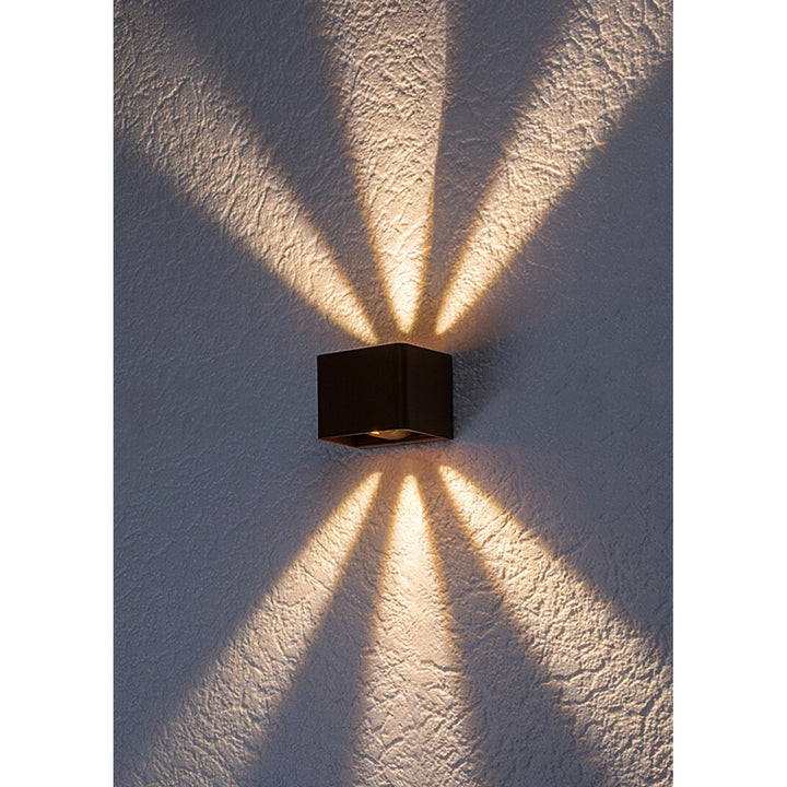 Rabalux Hallstatt 10W lampe murale d'extérieur IP54 marron