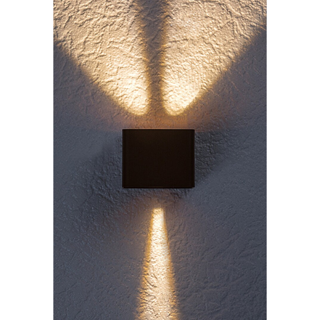 Rabalux Hallstatt 10W lampe murale d'extérieur IP54 marron