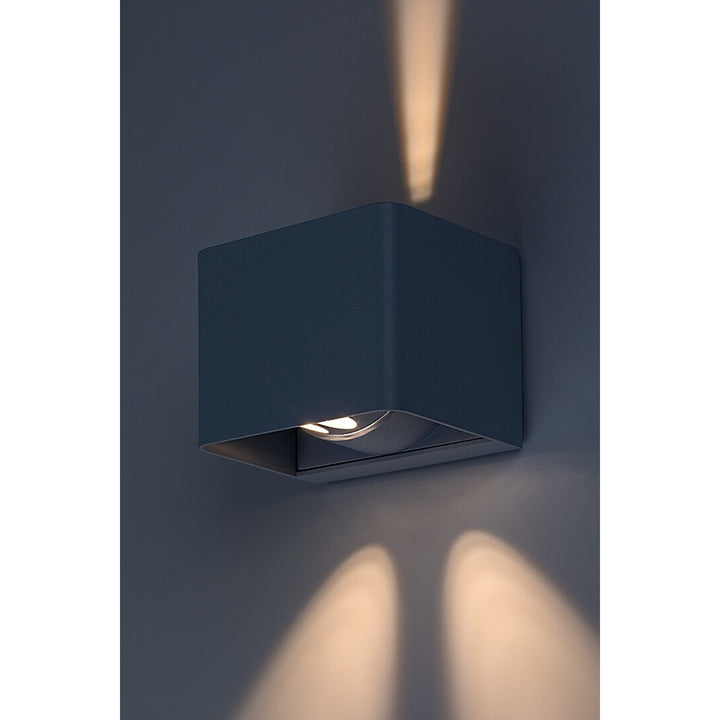 Rabalux Hallstatt 10W lampe murale d'extérieur IP54 gris