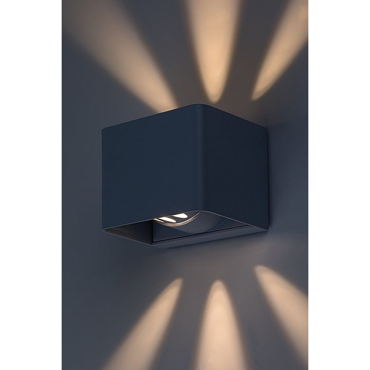 Rabalux Hallstatt 10W lampe murale d'extérieur IP54 gris
