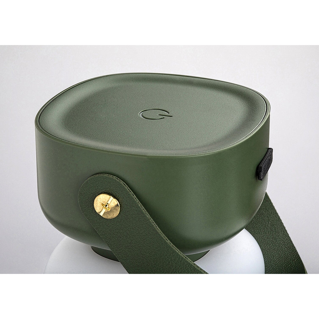 Lampe décorative Rabalux, extérieur, IP44, 3W, vert, Funes