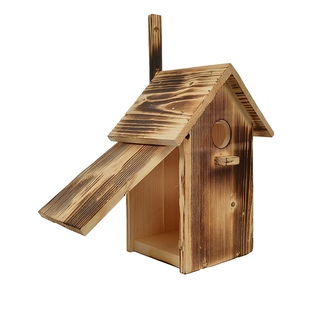 Nichoir pliant en bois 25x33x13 cm au feu de bois