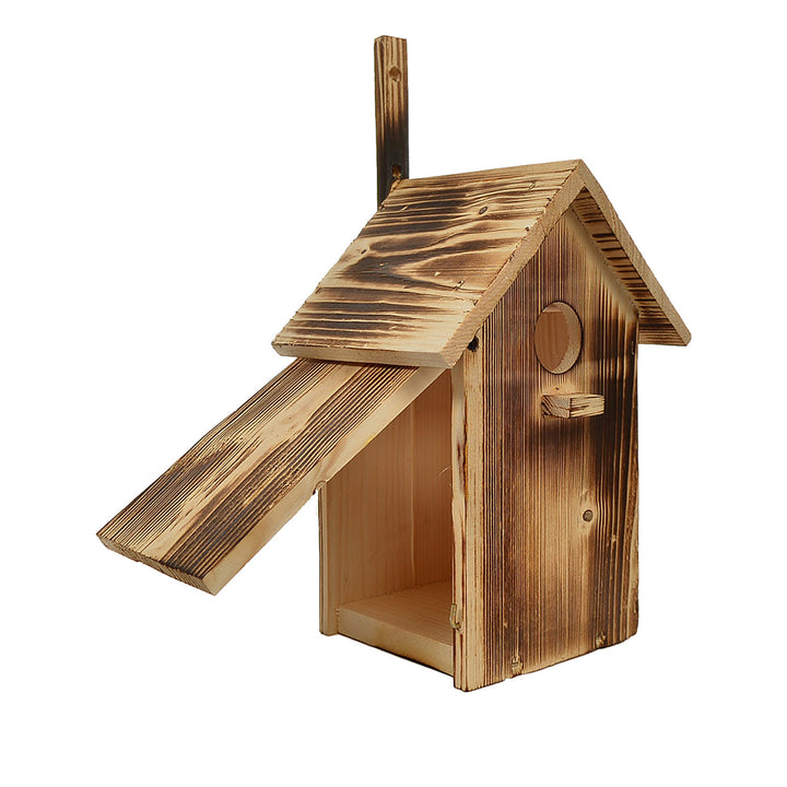 Nichoir pliant en bois 25x33x13 cm au feu de bois