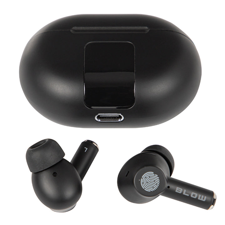 Casque sans fil BLOW, Bluetooth 5.3, écran LED, système ENC, PRO ENC BLACK