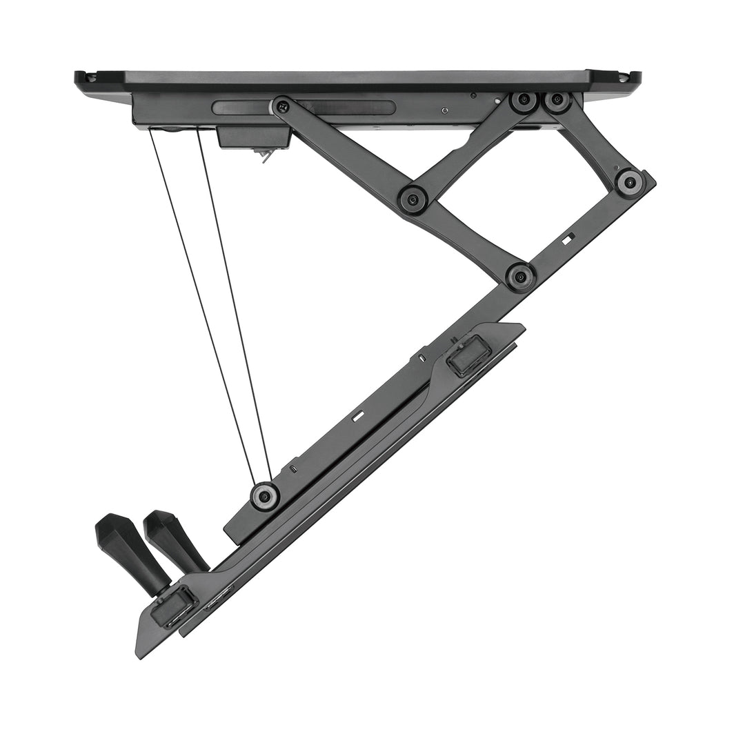Support TV électrique Maclean pour montage au plafond, max VESA 600x400, pour murs inclinés, télécommande, 32"-70", 35kg, MC-880 + Câble Maclean HDMI 2.1a, 3m, 8K HDR, MCTV-442