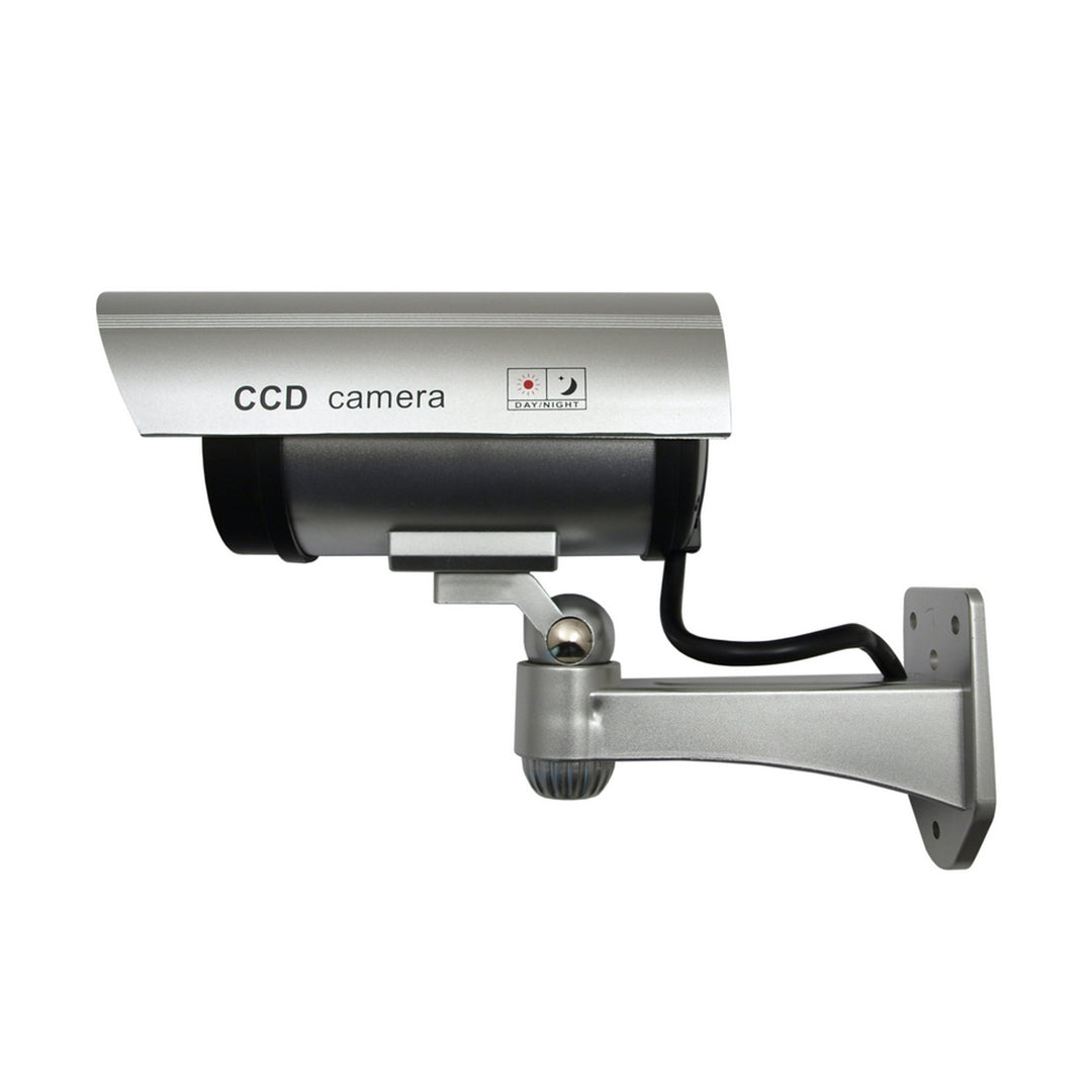 Caméra factice avec LED clignotante IR1100 S IR outdoor, argent, 2 pièces