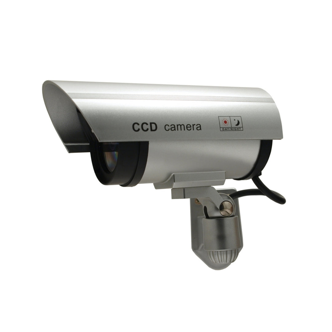 Caméra factice avec LED clignotante IR1100 S IR outdoor, argent, 2 pièces