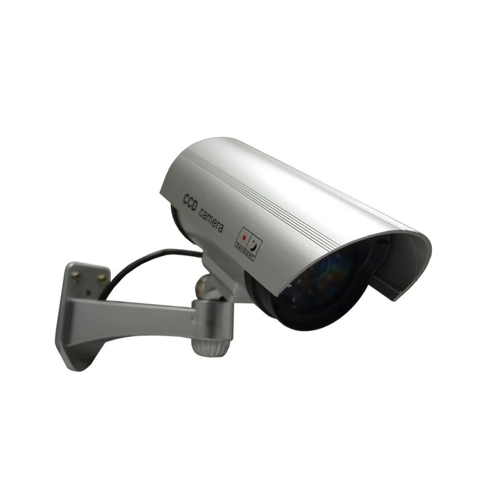 Caméra factice avec LED clignotante IR1100 S IR outdoor, argent, 2 pièces