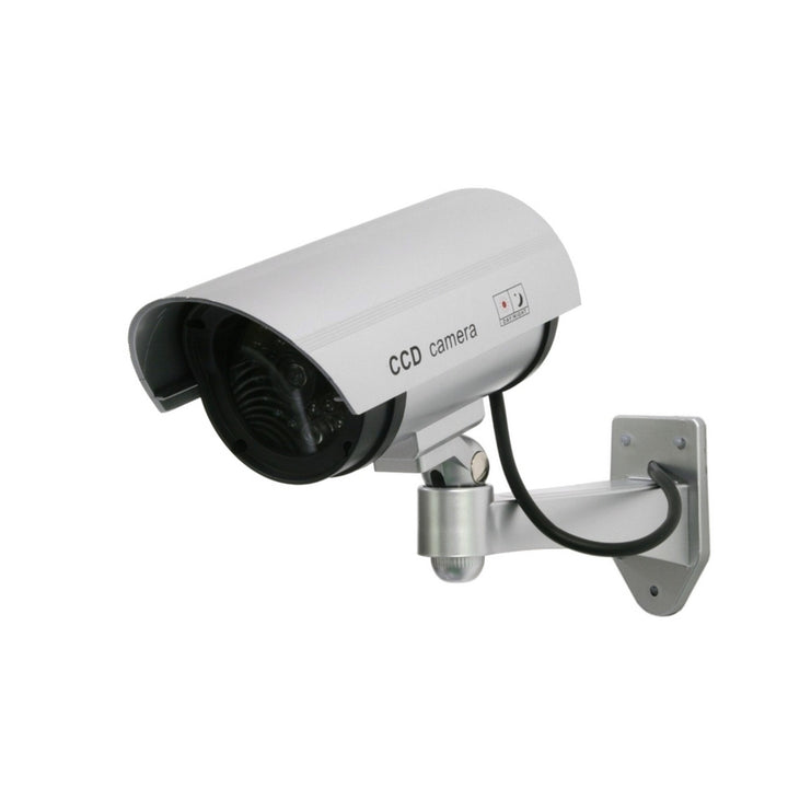 Caméra factice avec LED clignotante IR1100 S IR outdoor, argent, 2 pièces