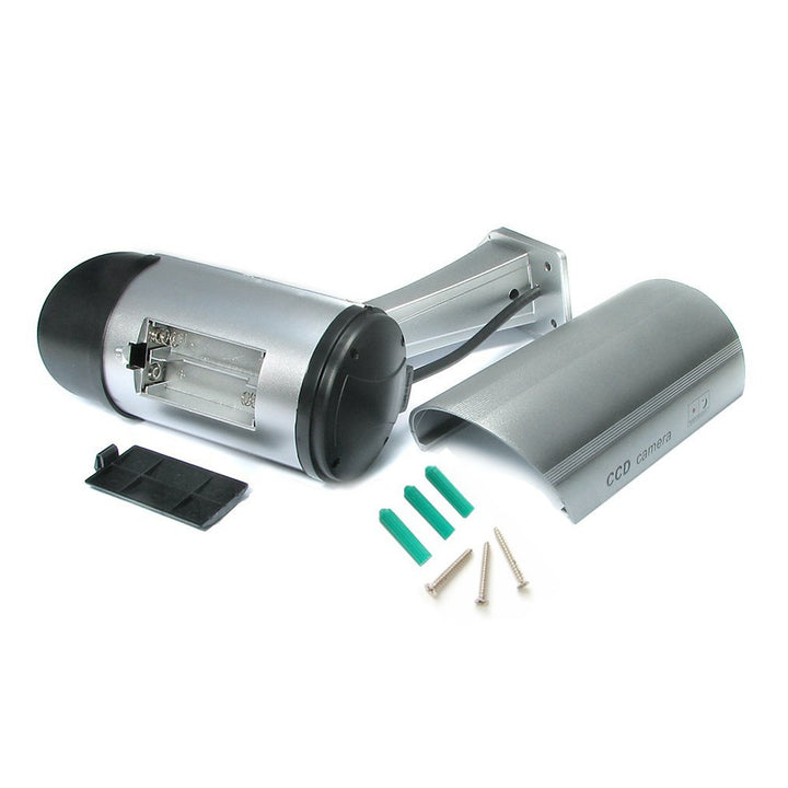 Caméra factice avec LED clignotante IR1100 S IR outdoor, argent, 2 pièces