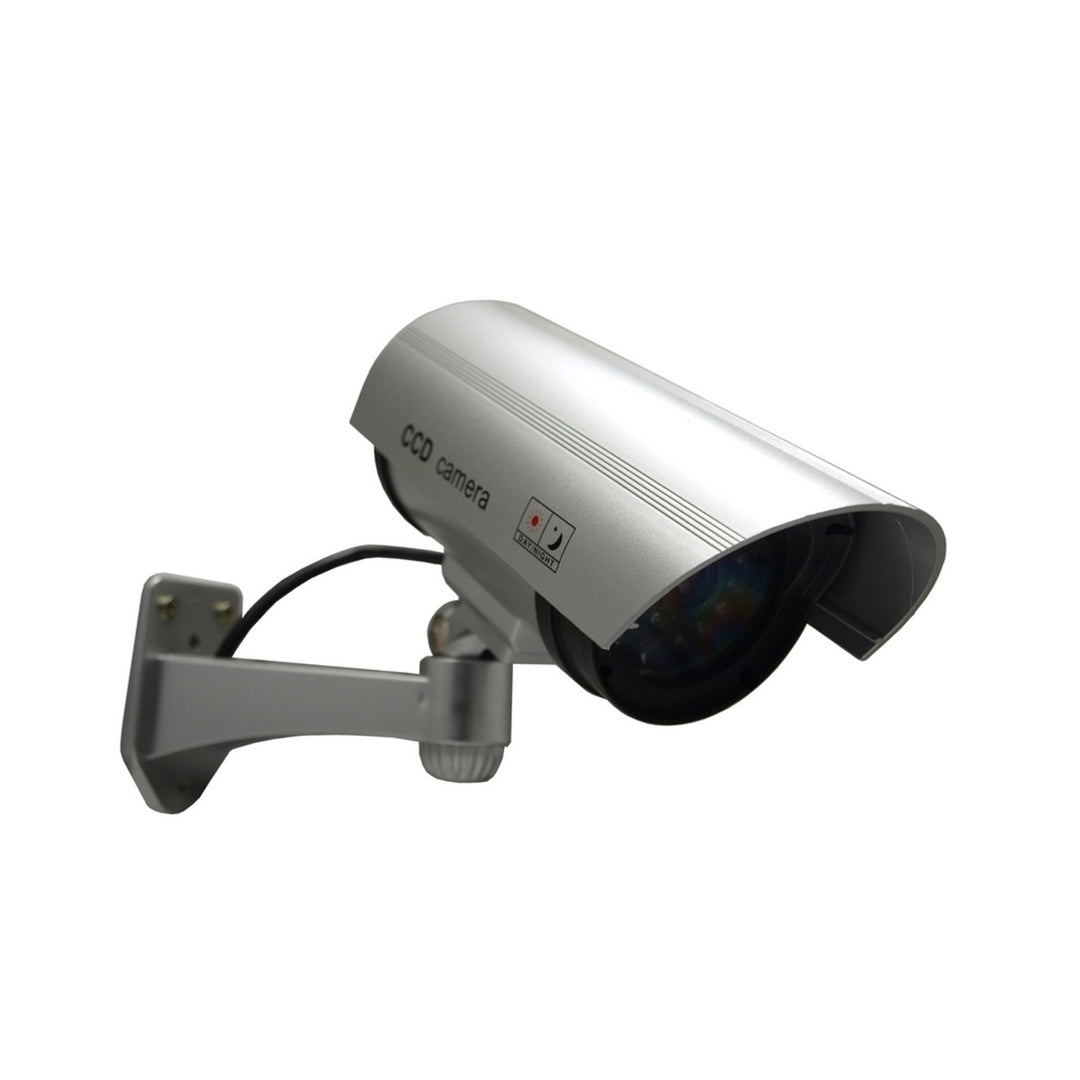 Caméra factice avec LED clignotante IR1100 S IR extérieur, argent, 4 unités