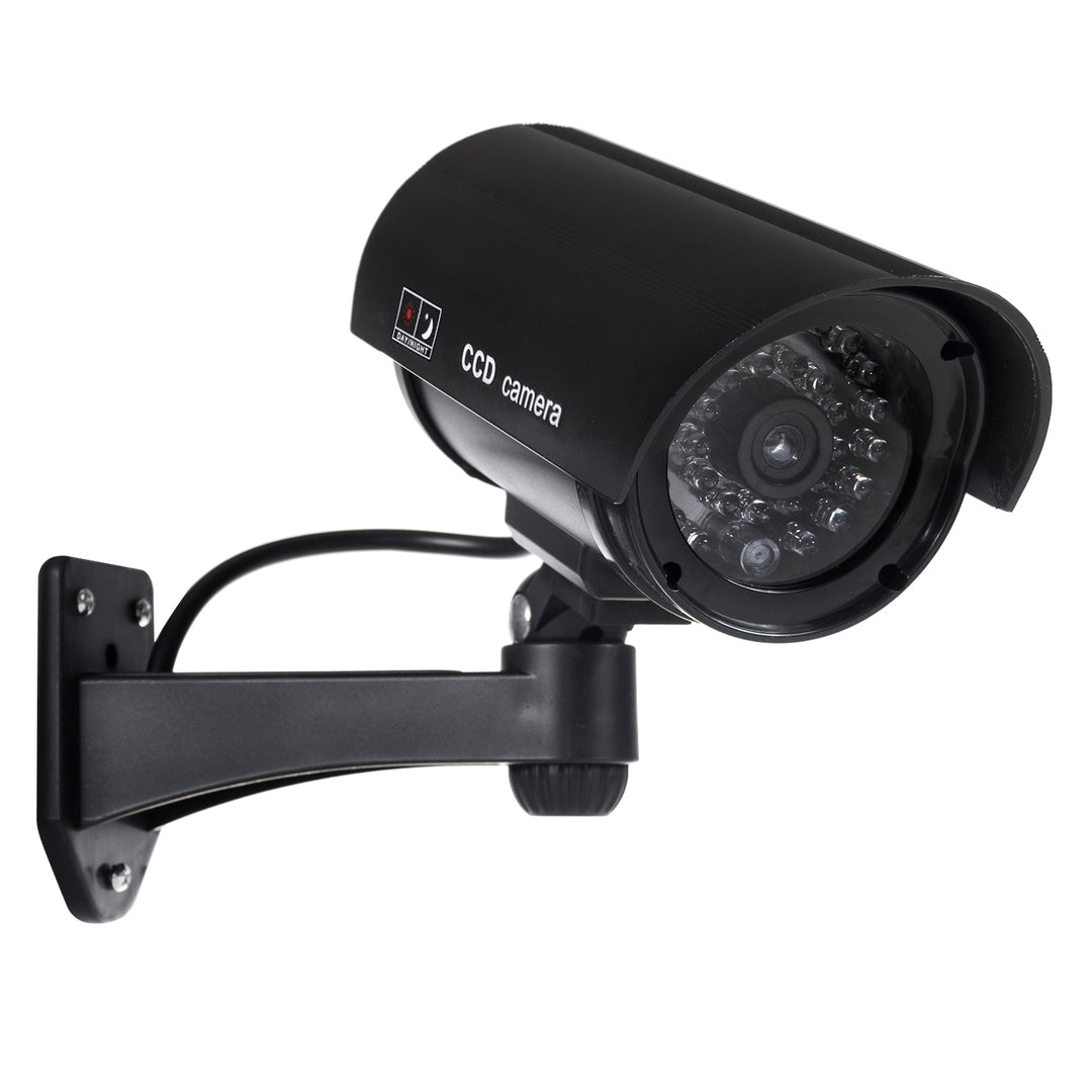 Caméra factice avec LED clignotante IR1100 B IR extérieur, noir, 4 unités