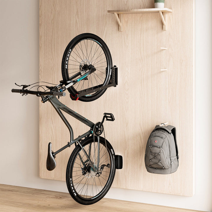 Porte-vélos mural Maclean, 35kg max, MC-498, 2 pièces