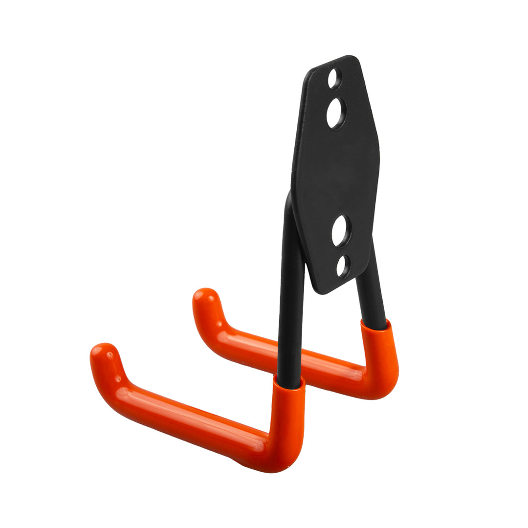 Support mural Maclean pour garage, pour pneus, outils de jardin, échelle, tuyaux. acier, charge max 70kg, MC-442 + MC-443 charge max 50kg + MC-444 charge max 25kg