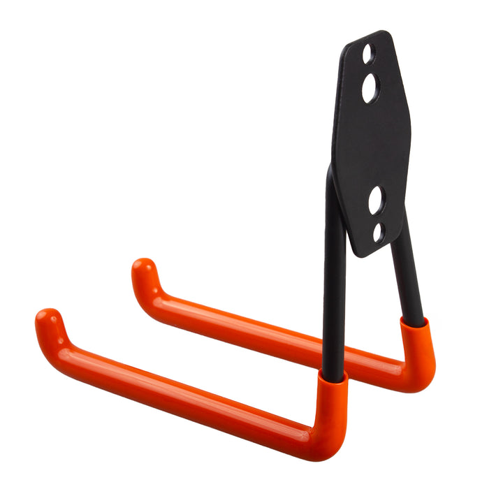 Support mural Maclean pour garage, pour pneus, outils de jardin, échelle, tuyaux. acier, charge max 70kg, MC-442 + MC-443 charge max 50kg + MC-444 charge max 25kg
