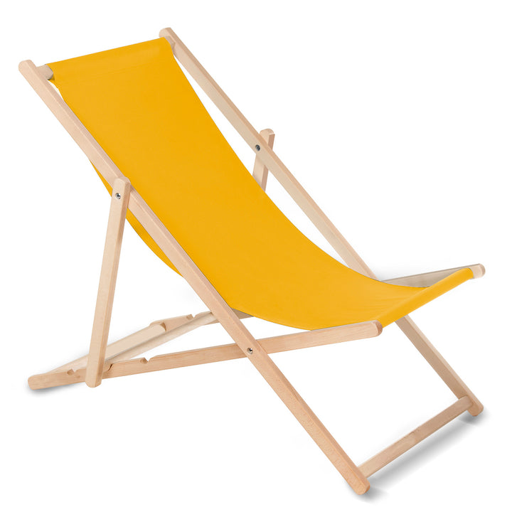 GreenBlue GB183 chaise longue classique en bois de hêtre, 4 pièces