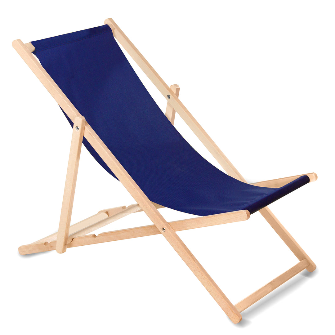 GreenBlue GB183 chaise longue classique en bois de hêtre, 4 pièces