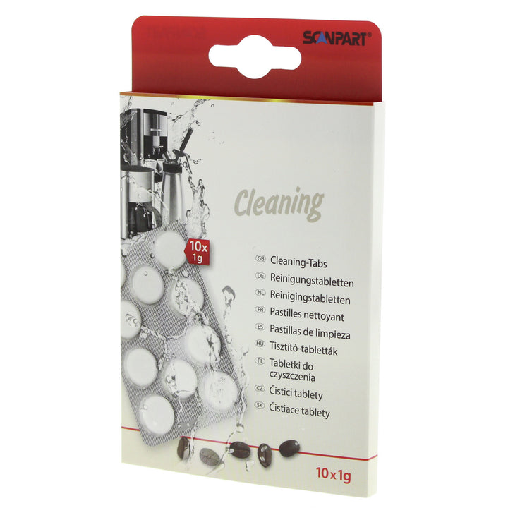 Pastilles de nettoyage pour machines à café, 10 pièces, universel, Scanpart