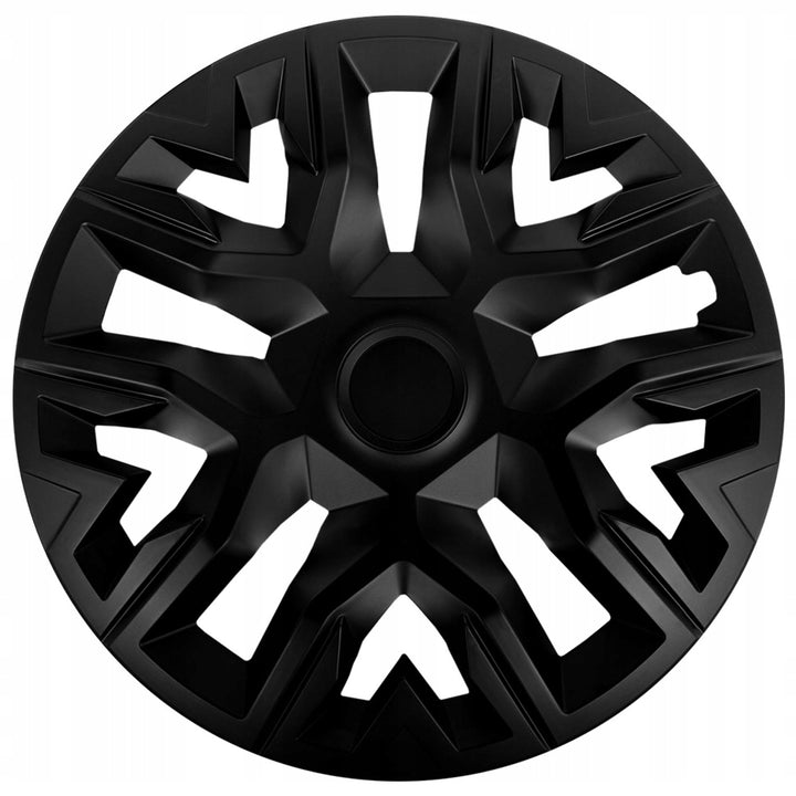Enjoliveurs universels 14'' NRM The Best noir mat 4 pièces
