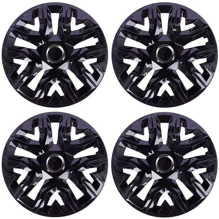 Enjoliveurs universels 14'' NRM Perfecto noir laqué 4 pièces