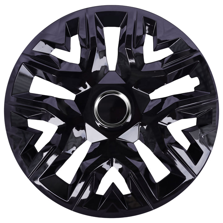 Enjoliveurs universels 15'' NRM Perfecto noir laqué 4 pièces