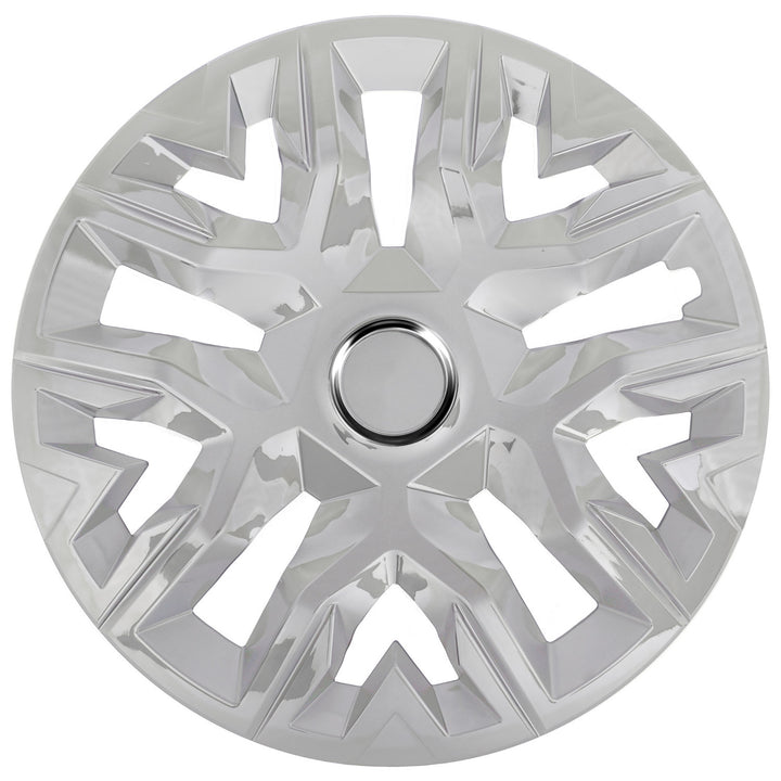 Enjoliveurs universels 16'' NRM Perfecto argenté laqué 4 pièces