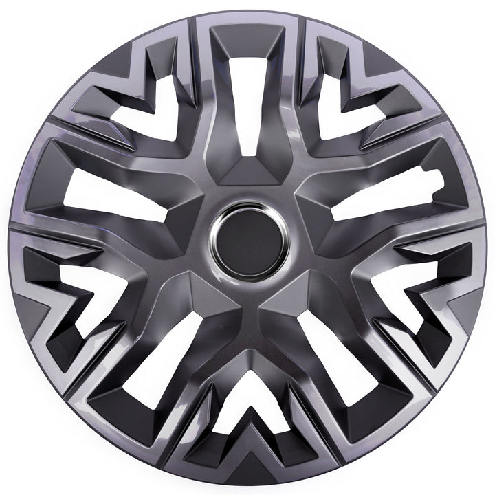 NRM Perfecto 15'' enjoliveurs universels graphite laqué 4 pièces