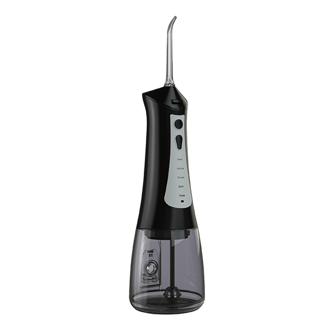 Irrigateur dentaire LAFE, 5 modes, 6 embouts, noir, CleanPRO