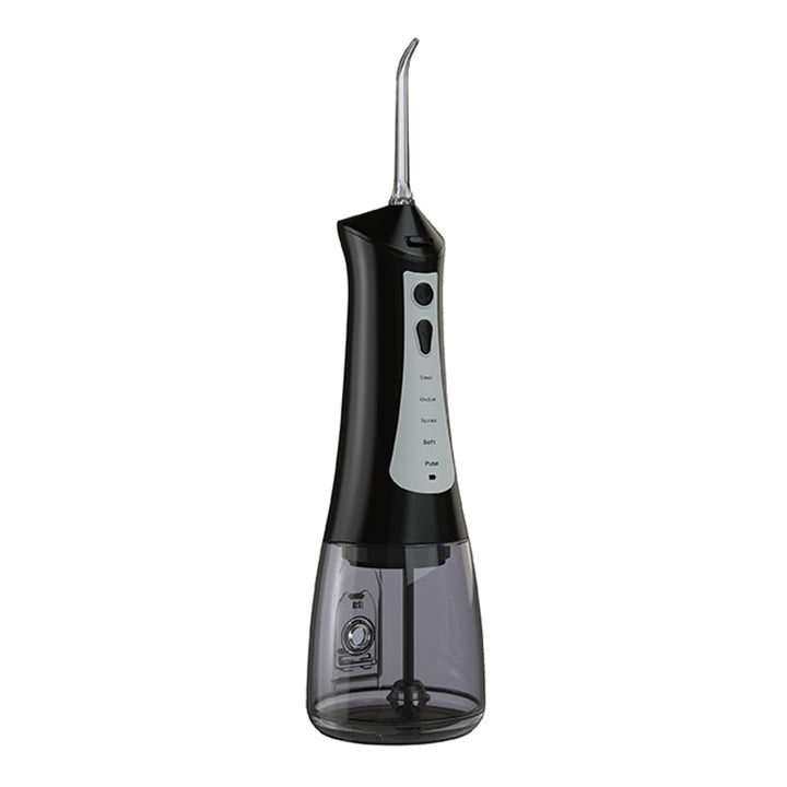 Irrigateur dentaire LAFE, 5 modes, 6 embouts, noir, CleanPRO