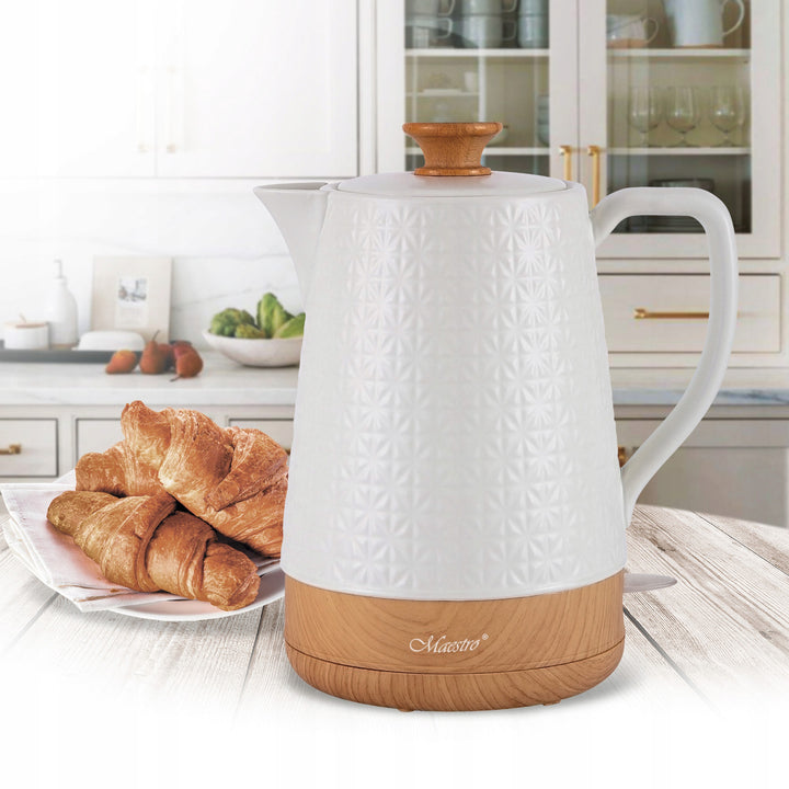Bouilloire sans fil Maestro, céramique, 1800W, 1.8l, MR076
