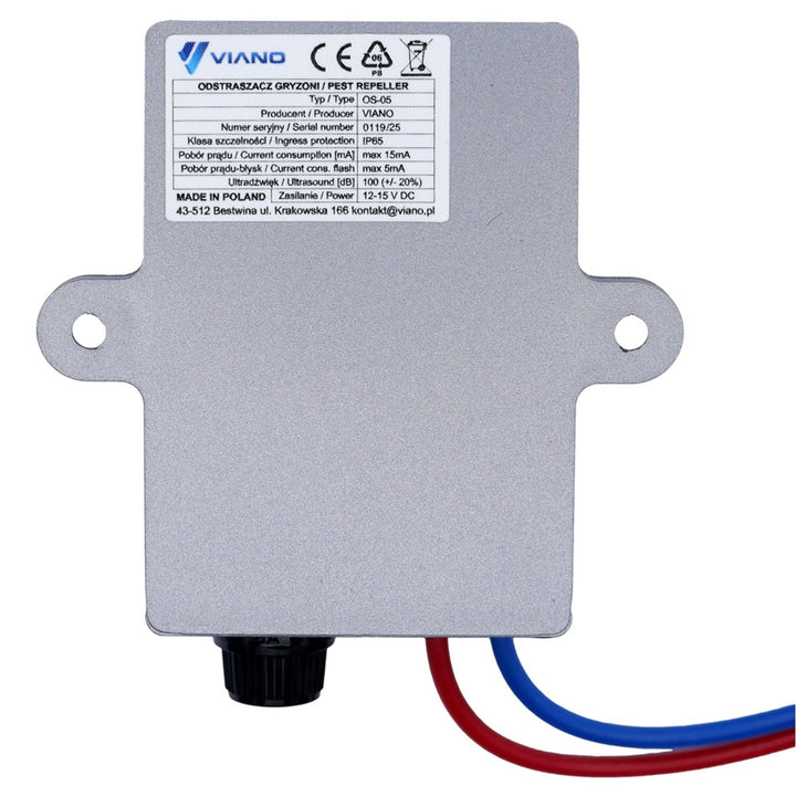 Répulsif pour martres de voiture rongeurs rats souris VIANO ICE-LED