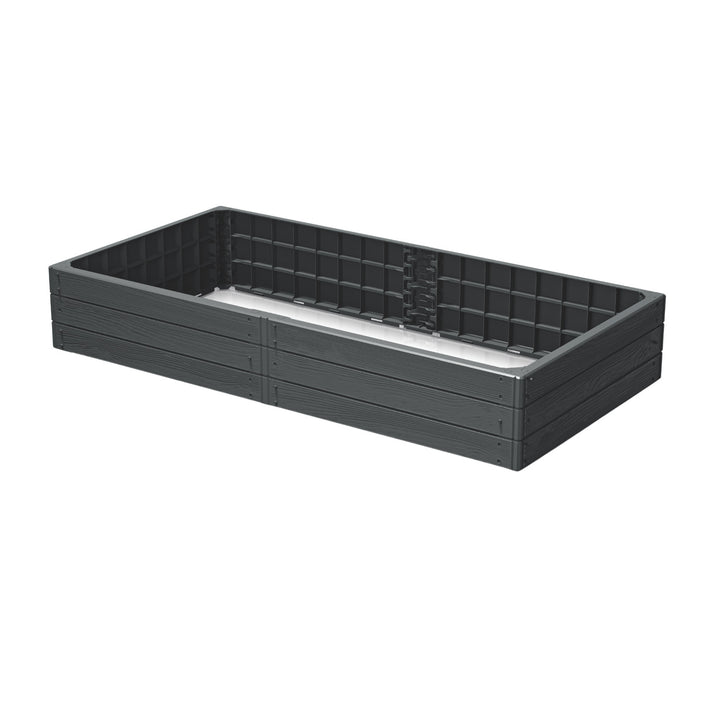 Lit de jardin Prosperplast, 149cm, anthracite, Base Woody