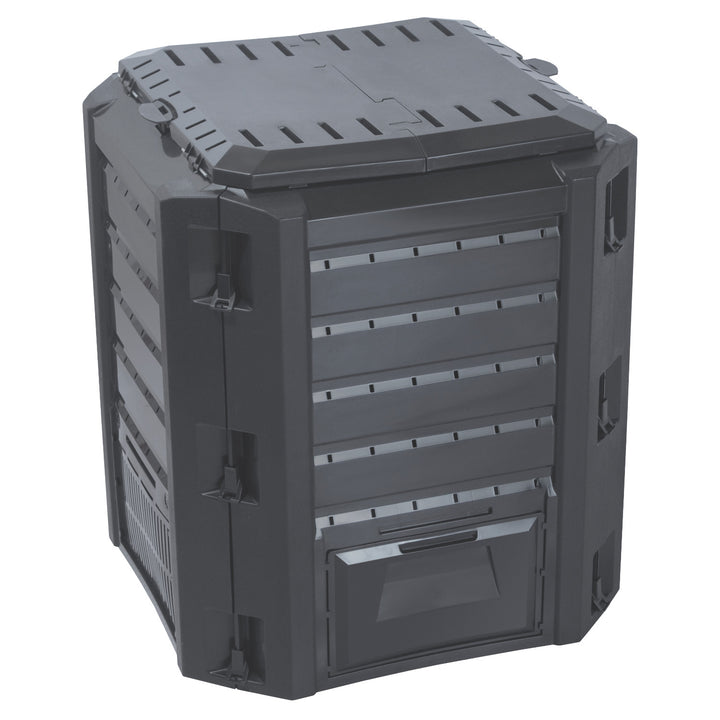 Composteur Prosperplast, hors gel, 380l, noir, Compogreen
