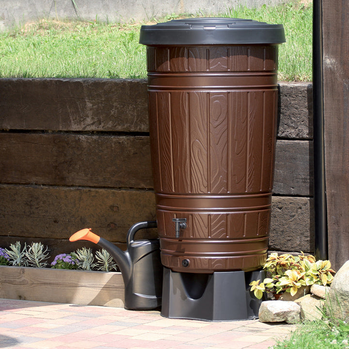 Réservoir d'eau de pluie, capacité 265l, brun, Woodcan
