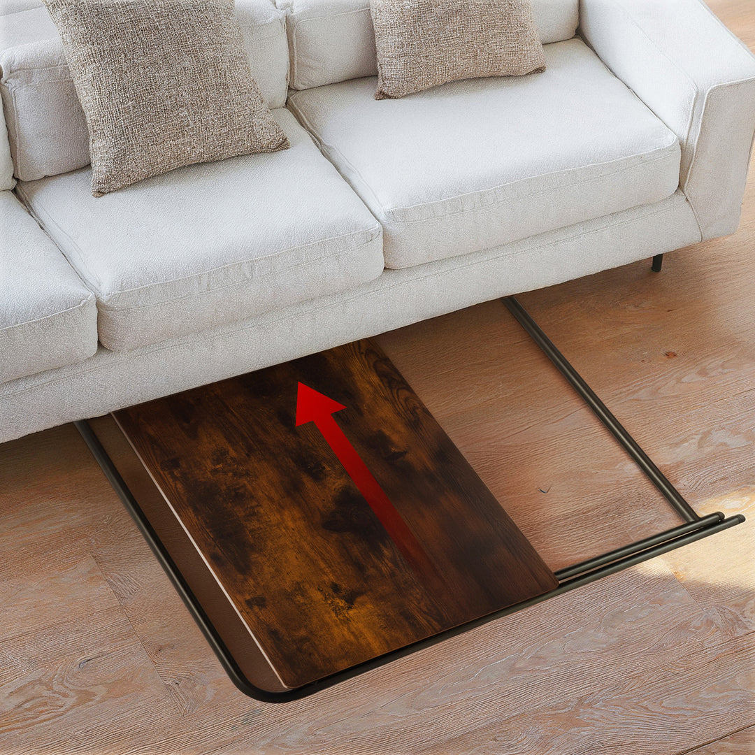 Maclean Multifunctioneel Laptopbureau, Zwart, 50x80cm Tafelblad, 50kg Max, MC-127 B
