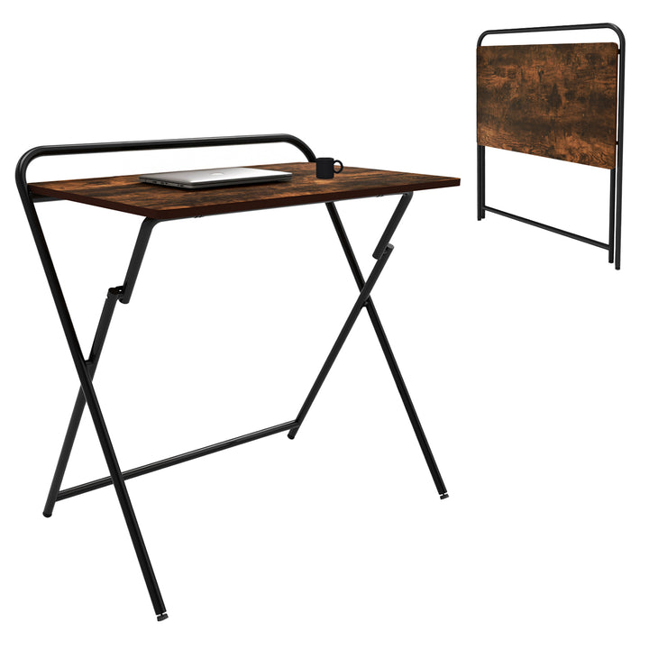 Maclean Multifunctioneel Laptopbureau, Zwart, 50x80cm Tafelblad, 50kg Max, MC-127 B