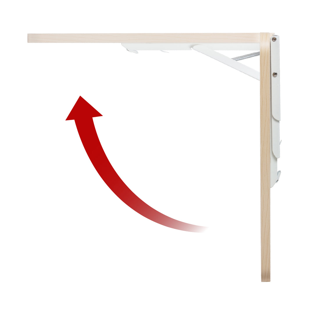 Maclean Tablette / plateau pliant, couleur bois clair, 100x40cm, max. 50 kg, MC-128 WD